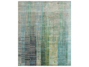 ASTHAI SRB-701 Classic Gray/L Turquoise - Rectangular rug _ Jaipur Rugs